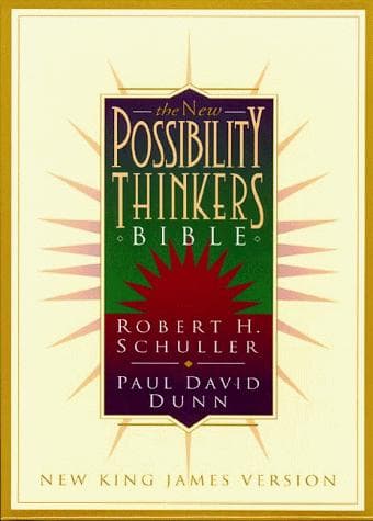 Tapa de Possibility Thinkers Bible
