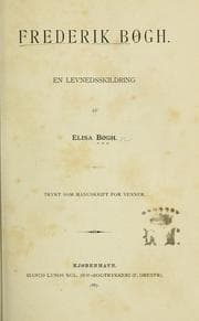 Tapa de Frederik Bøgh