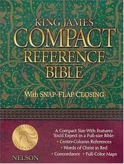 Tapa de Compact Reference Bible With Snap-flap Closing