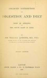 Tapa de Collected contributions on digestion and diet