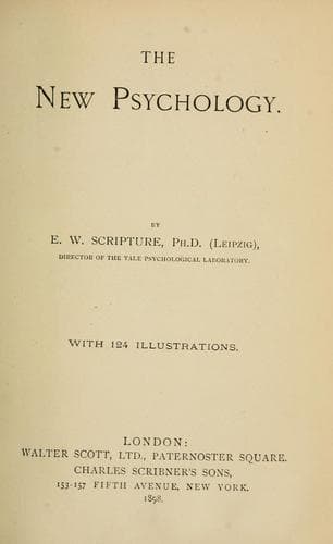 Tapa de The new psychology