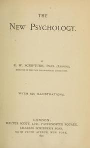 Tapa de The new psychology
