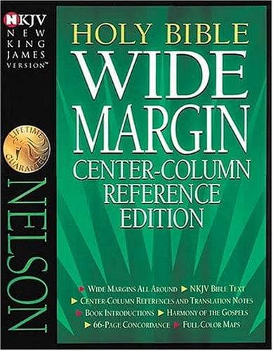 Tapa de Holy Bible Wide Margin Center-Column Reference Edition