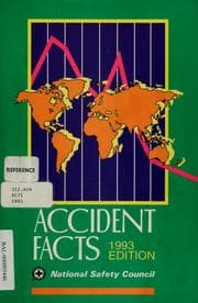 Tapa de Accident facts, 1993.