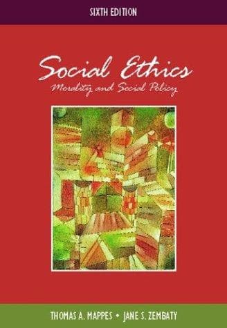 Tapa de Social Ethics