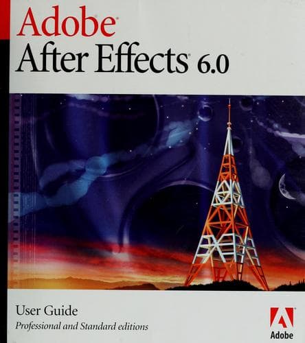 Tapa de Adobe After Effects 6.0