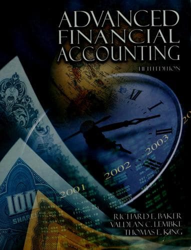 Tapa de Advanced financial accounting
