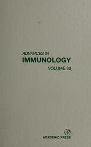 Tapa de Advances in immunology.