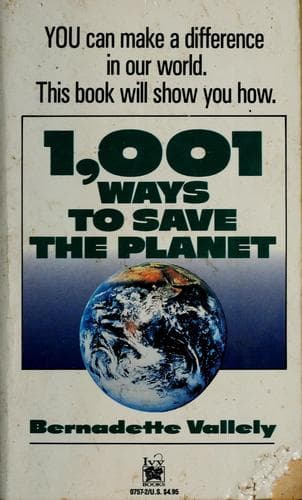 Tapa de 1001 ways to save the planet