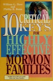 Tapa de 10 critical keys for highly effective Mormon families