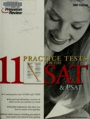 Tapa de 11 practice tests for the SAT & PSAT