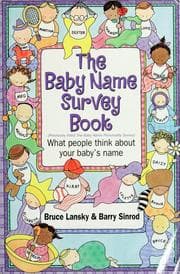 Tapa de The baby name survey book