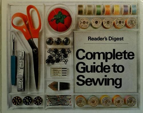 Tapa de Reader's digest complete guide to sewing.