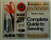 Tapa de Reader's digest complete guide to sewing.