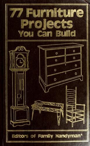 Tapa de 77 furniture projects you can build