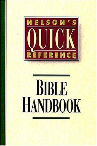 Tapa de Nelson's Quick Reference Bible Handbook