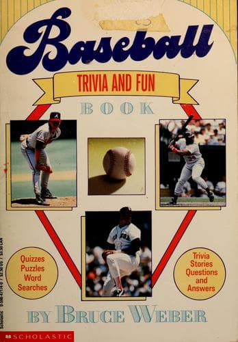Tapa de Baseball Trivia and Fun Book