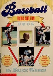 Tapa de Baseball Trivia and Fun Book