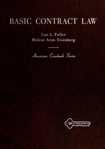 Tapa de Basic contract law