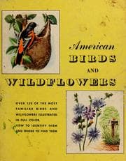 Tapa de American birds and wildflowers