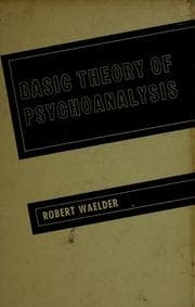 Tapa de Basic theory of psychoanalysis