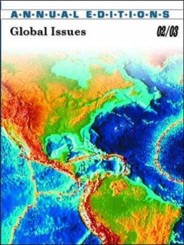 Tapa de Global Issues 02/03 (Annual Editions : Global Issues)