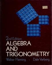 Tapa de Algebra and trigonometry