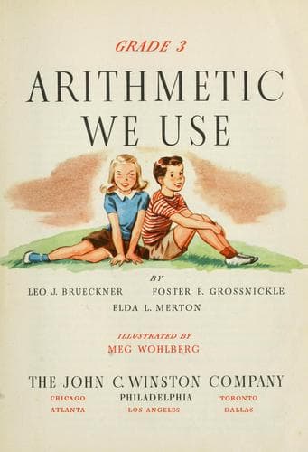 Tapa de Arithmetic we use