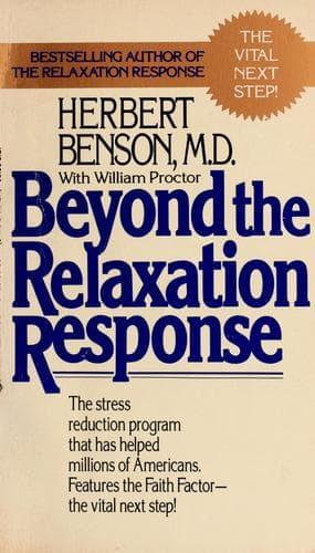 Tapa de Beyond the relaxation response