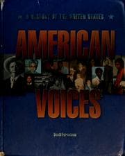 Tapa de American Voices a History of the United States