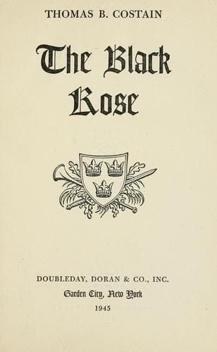 Tapa de The black rose