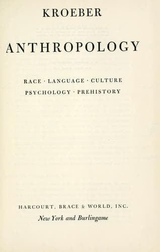 Tapa de Anthropology