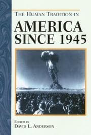 Tapa de The human tradition in America since 1945