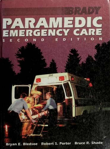 Tapa de Brady paramedic emergency care