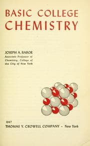 Tapa de Basic college chemistry