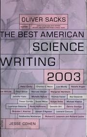 Tapa de The Best American Science Writing 2003