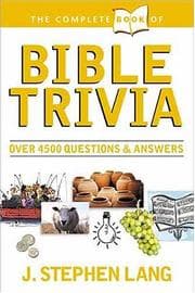 Tapa de The complete book of Bible trivia