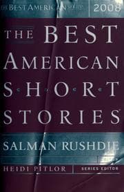 Tapa de The Best American Short Stories 2008