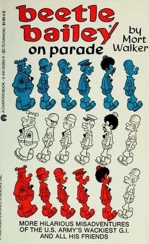 Tapa de Beetle Bailey on parade