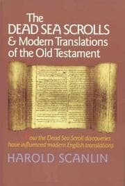 Tapa de The Dead Sea scrolls & modern translations of the Old Testament
