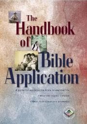 Tapa de The Handbook of Bible application