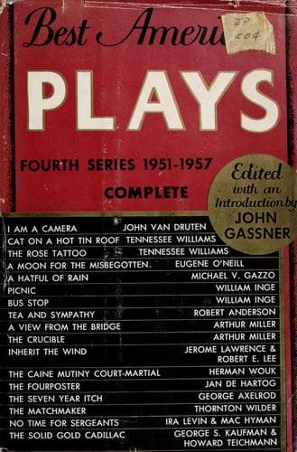 Tapa de Best American plays