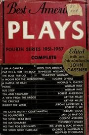 Tapa de Best American plays