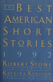 Tapa de The Best American Short Stories 1992