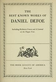 Tapa de The best known works of Daniel Defoe