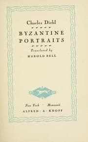 Tapa de Byzantine portraits