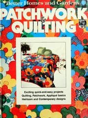 Tapa de Better homes and gardens patchwork & quilting.