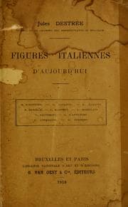 Tapa de Figures italiennes d'aujourd'hui