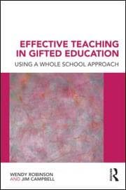 Tapa de Effective teaching in gifted education