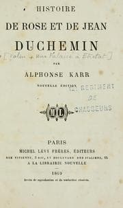 Tapa de Histoire de Rose et de Jean Duchemin